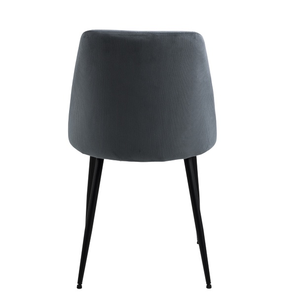 Krzesło Ines szare sztruks - ACTONA